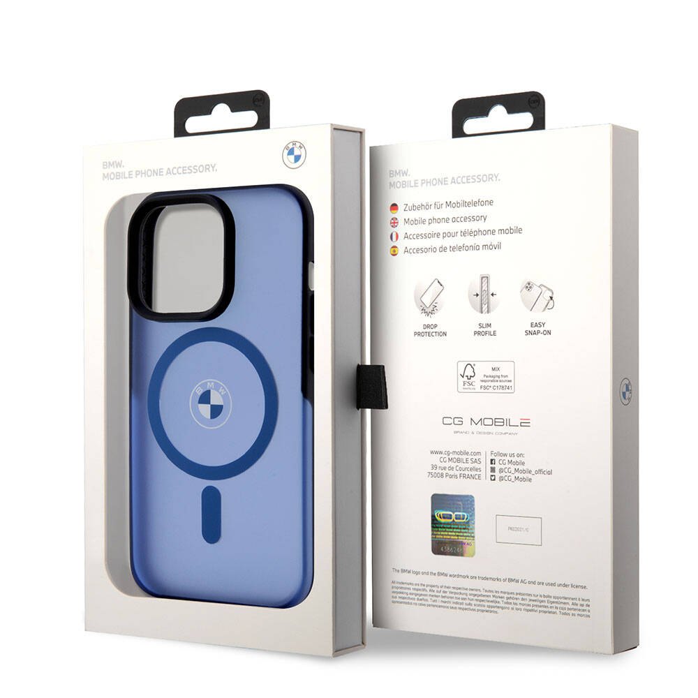BMW iPhone 15 Pro Max Orjinal Lisanslı Magsafe Şarj Özellikli IML Baskı Logolu Buzlu Mat Telefon Kılıfı - 8 BMW iPhone 15 Pro Max Orjinal Lisanslı Magsafe Şarj Özellikli IML Baskı Logolu Buzlu Mat Telefon Kılıfı - 8